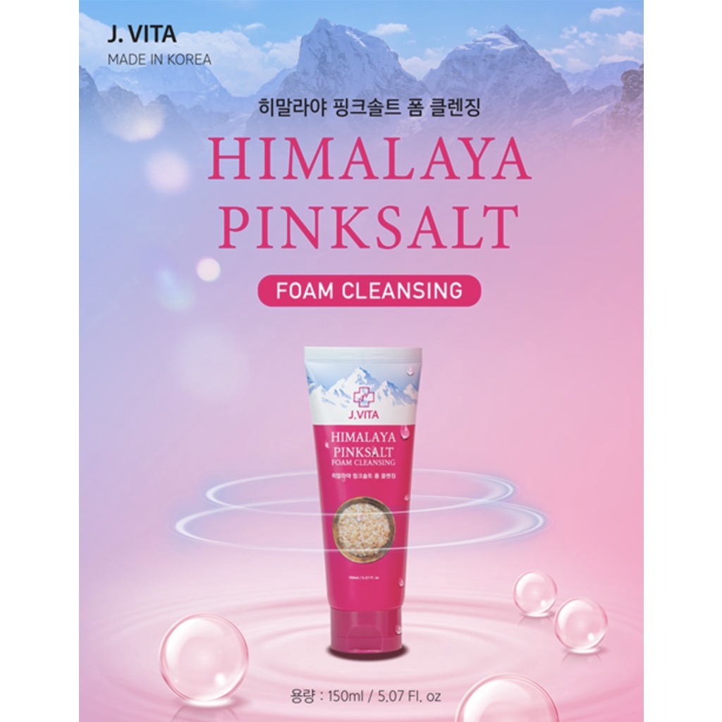 Sữa rửa mặt Muối hồng Himalaya - Himalaya Pinksalt Foam Cleansing 100ml