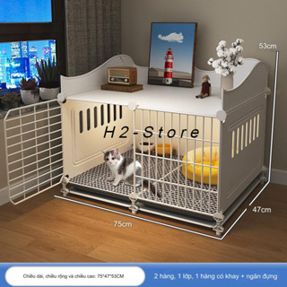Chuồng quây chó, mèo / lồng nuôi thú cưng đa năng size nhỏ thích hợp nuôi 1-2 bé - Mã CM07 - H2 Store.