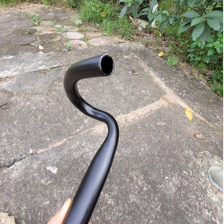 Ghi đông cong dẹt bằng nhôm cho xe đạp thể thao,xe đua, xe đạp Fixed Gear, 31.8mm