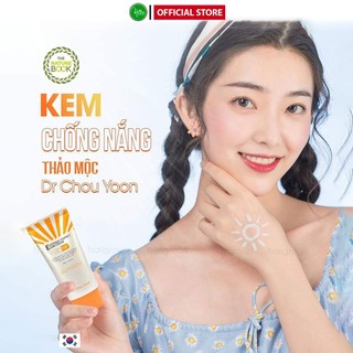 Kem Chống Nắng thảo mộc Dr Chou Yoon nâng Tone cực kì lành tính an toàn cho Da