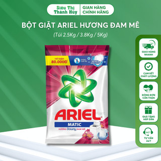  Bột Giặt Ariel Hương Đam Mê Bột Giăt Hương Downy Đam Mê Làm Sạch Vết Bẩn Gói 2.5 3.6 5 Kg | SIÊU THỊ THÀNH HÙY 