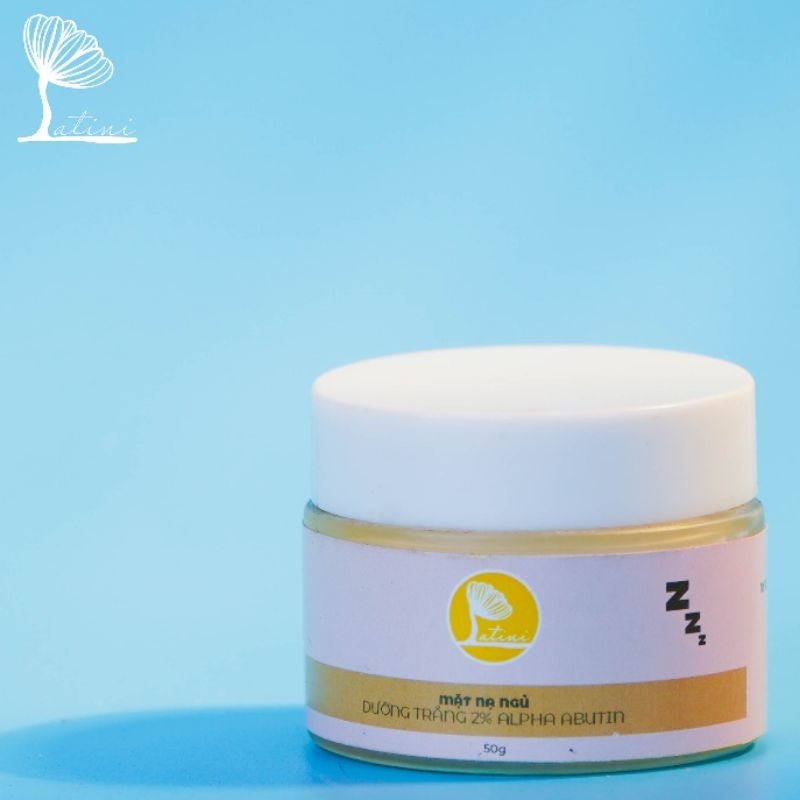 Mặt nạ ngủ trắng da 2% Alpha Abutin handmade dưỡng da - Latini