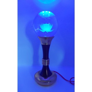 Đèn hợp kim quả cầu sen pha lê