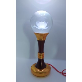 Đèn hợp kim quả cầu sen pha lê
