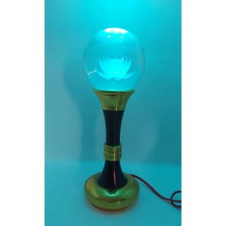Đèn hợp kim quả cầu sen pha lê