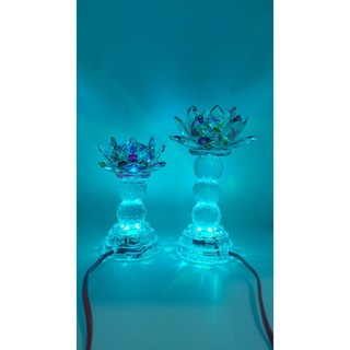 Đèn pha lê đổi màu cao cấp