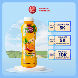 Nước chanh dây thạch dừa A Dew 450ml  - Lốc 6 Chai