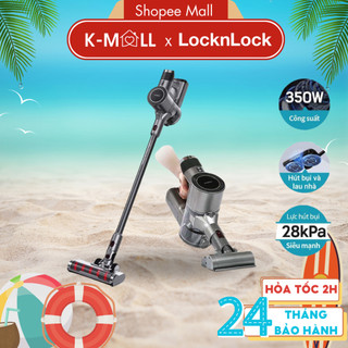 Máy hút bụi không dây locknlock env356gry màu xám, đa năng cầm tay 3in1, động cơ bldc - k-mall