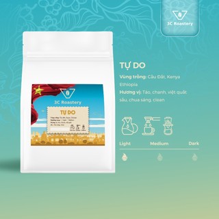 Cà phê Tự Do 100% Arabica  pour over, ủ lạnh coldbrew nguyên chất - 3C Roastery