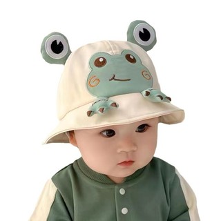 Mũ Nón cho bé 6-24 tháng, mũ bucket chống nắng CHÚ ẾCH vải mềm êm (Ảnh thật) shop Unibaby