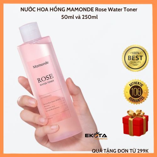 Nước Hoa Hồng Mamonde Rose Water Toner 50ml và 250ml
