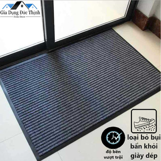 THẢM CHÙI CHÂN NỈ 60x90cm ĐẾ CAO SU CHỐNG TRƠN TRƯỢT, THAM CHÙI CHÂN SỢI LEN.
