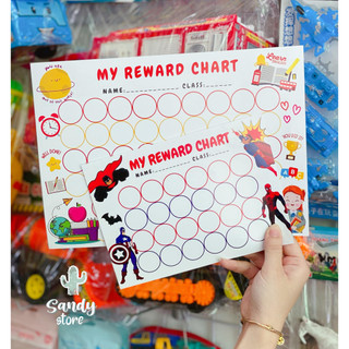 [HOT] Phiếu Tích Điểm Sticker Khen Thưởng (Set 10)