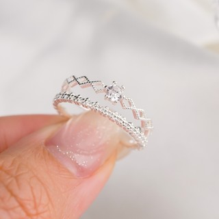 Nhẫn bạc nữ Lys Silver Ring Fullbox 8253 - Nhẫn Bạc S925