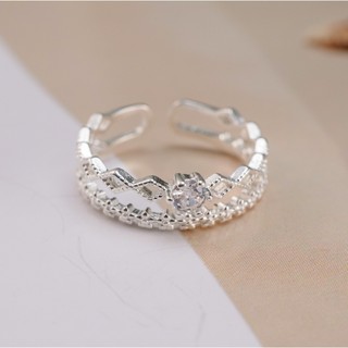 Nhẫn bạc nữ Lys Silver Ring Fullbox 8253 - Nhẫn Bạc S925