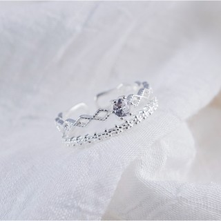Nhẫn bạc nữ Lys Silver Ring Fullbox 8253 - Nhẫn Bạc S925