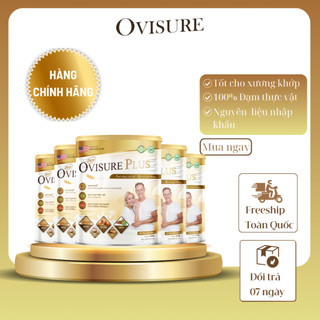  Sữa hạt xương khớp Ovisure Plus 650g, Bổ Sung Canxi, Ngừa Thoái Hóa, Tăng Đề Kháng