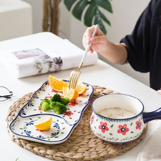 Bộ Ăn Sáng Thố Và Dĩa Siêu Xinh