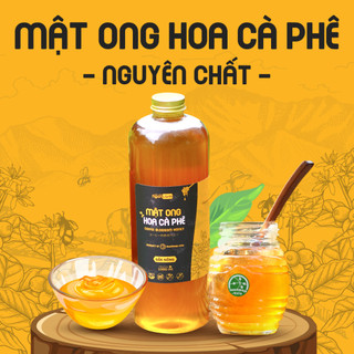 Mật Ong Nguyên Chất Hoa Cà Phê - Đặc Sản Ngon Lành - Chai 1000ml - FoodMap