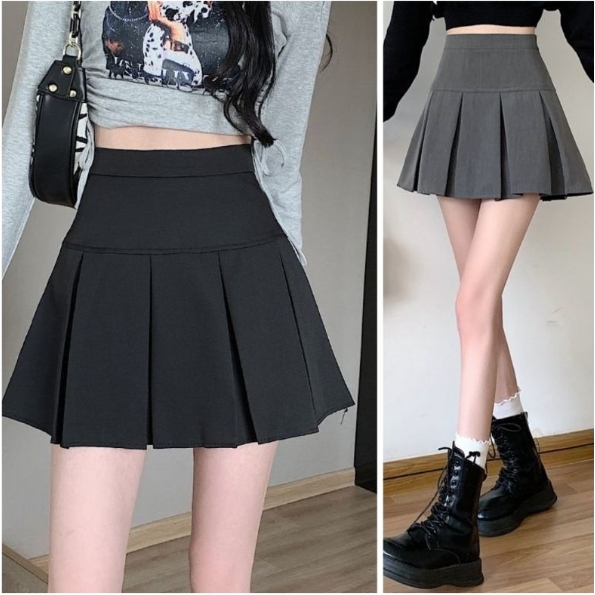 Chân váy xếp ly cạp cao dáng chữ A dáng xòe, phong cách Hàn Quốc kiểu váy TENNIS - TOTOSA