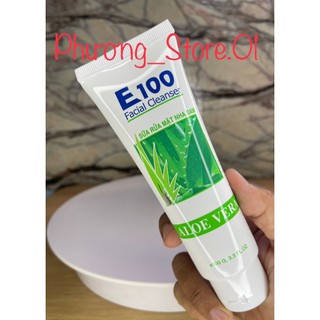 Sữa rửa mặt E100 nghệ, nha đam, con bò 100g