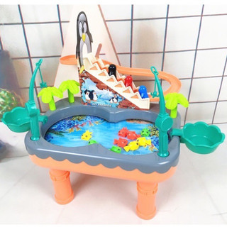 Đồ chơi câu cá chim cánh cụt 2in1