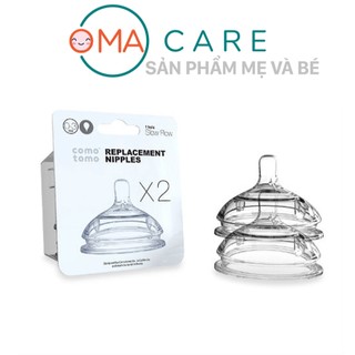 Núm ti bình sữa comotomo silicon cao cấp - tách lẻ núm