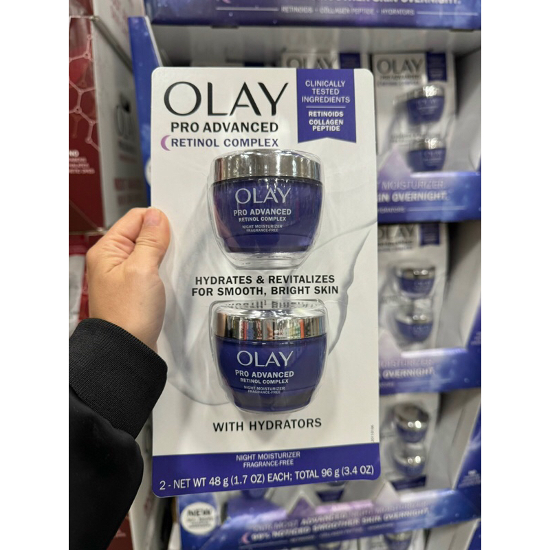 [US]Kem Olay Tím dưỡng ban đêm OLAY ADVANCED RETINOL COMPLEX 48g của Mỹ