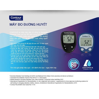 QUE THỬ ĐƯỜNG HUYẾT CONTOUR PLUS (50 que và 100 que)