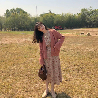Đầm hoạ tiết vintage lạ mắt