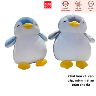  Gấu bông chim cánh cụt chính hãng miniso 25cm 