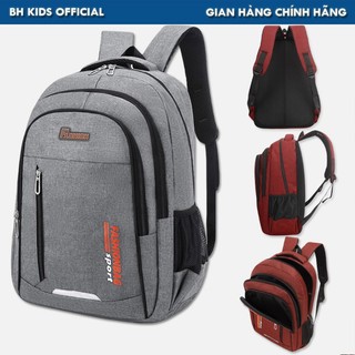 Balo nam nữ Sport thể thao BH Kids, cá tính, đựng được laptop 15.6 inch, quai đeo bản rộng, vải Oxford chống nước- CH150