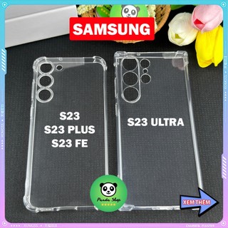 Ốp Samsung S23 / S23 PLUS / S23 ULTRA / S23 FE Bảo Vệ Cam, Chống Sốc, Trong Suốt, Silicon