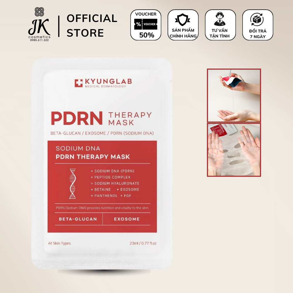JKBIT 10m- Mặt nạ tế bào gốc phục hồi, làm dịu da, PDRN Therapy Mask Kyunglab - JK Auth Cosmetics