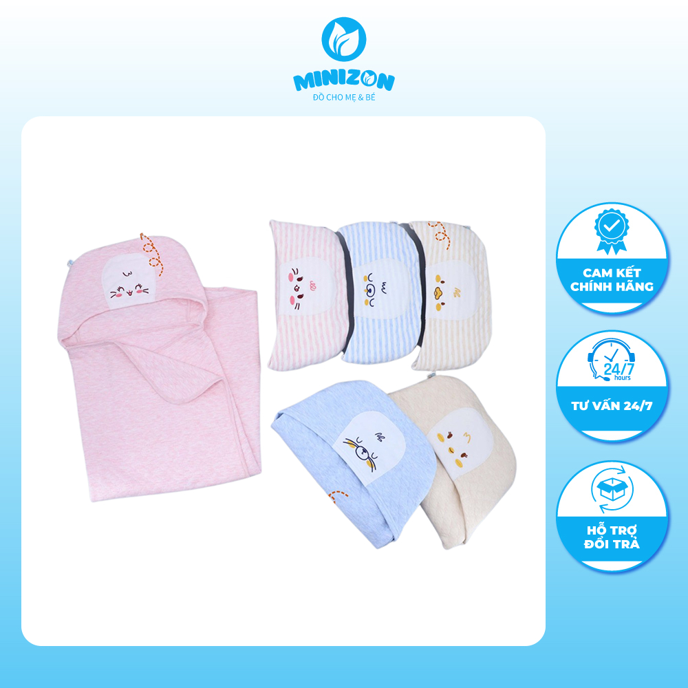 Chăn ủ trần bông 3 in 1 Dokma DS185 xinh xắn cho bé