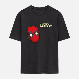 Áo Thun BOO Unisex Regular Cotton In Graphic Deadpool Seriously