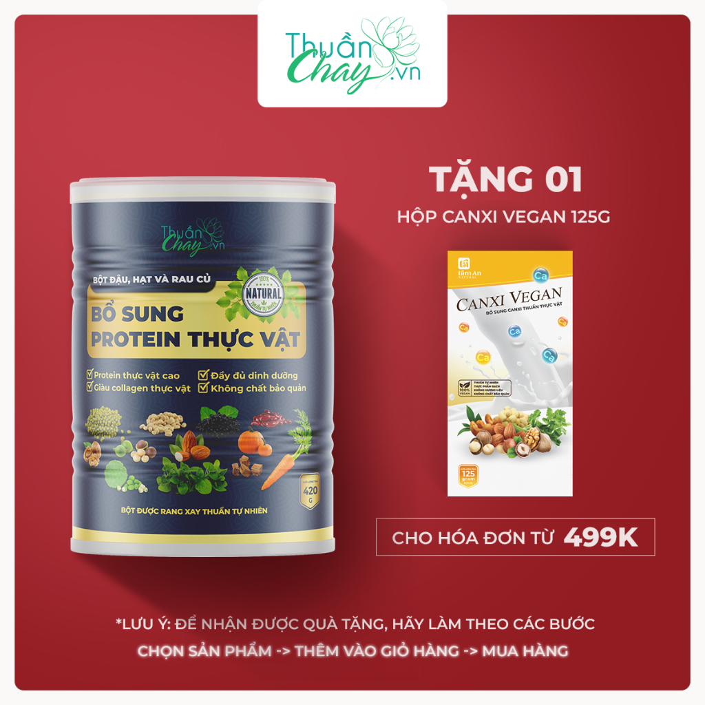 BỔ SUNG PROTEIN THỰC VẬT 420g - Bột ngũ cốc đậu hạt rau củ