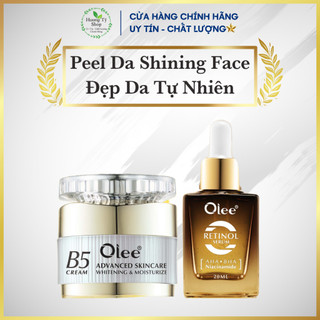 Peel da shining face olee giúp da sạch nám, tàn nhang, lỗ chân lông to, da không đều màu, lão hóa da