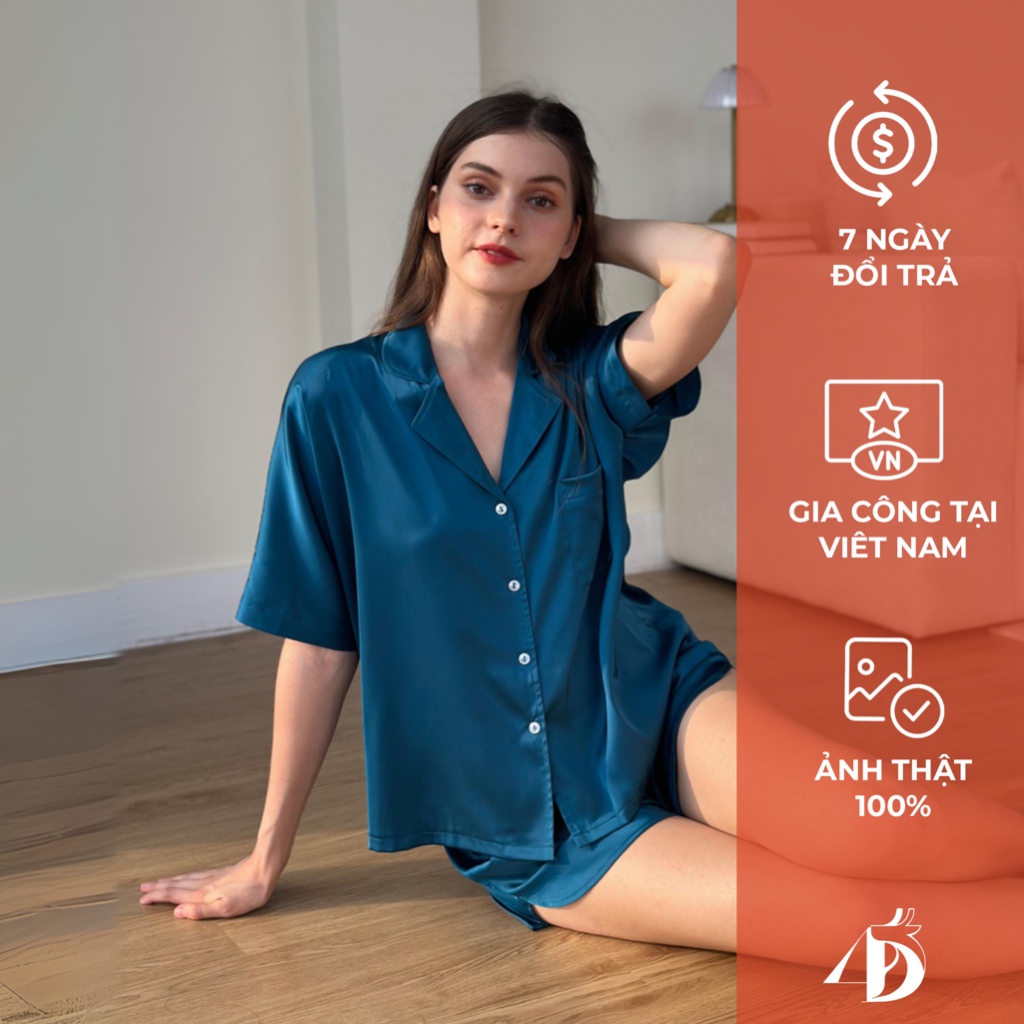 Pyjamas lụa cao cấp ngắn 4DEARS