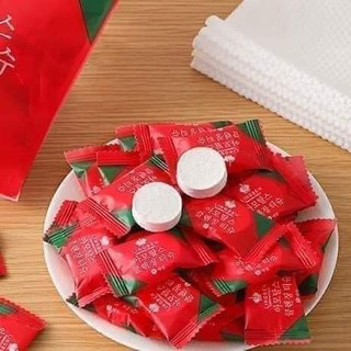 Combo 100 cái khăn mặt nén hình viên kẹo