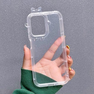 [ Xiaomi Redmi 10 ] Ốp Lưng Nơ Trong Suốt