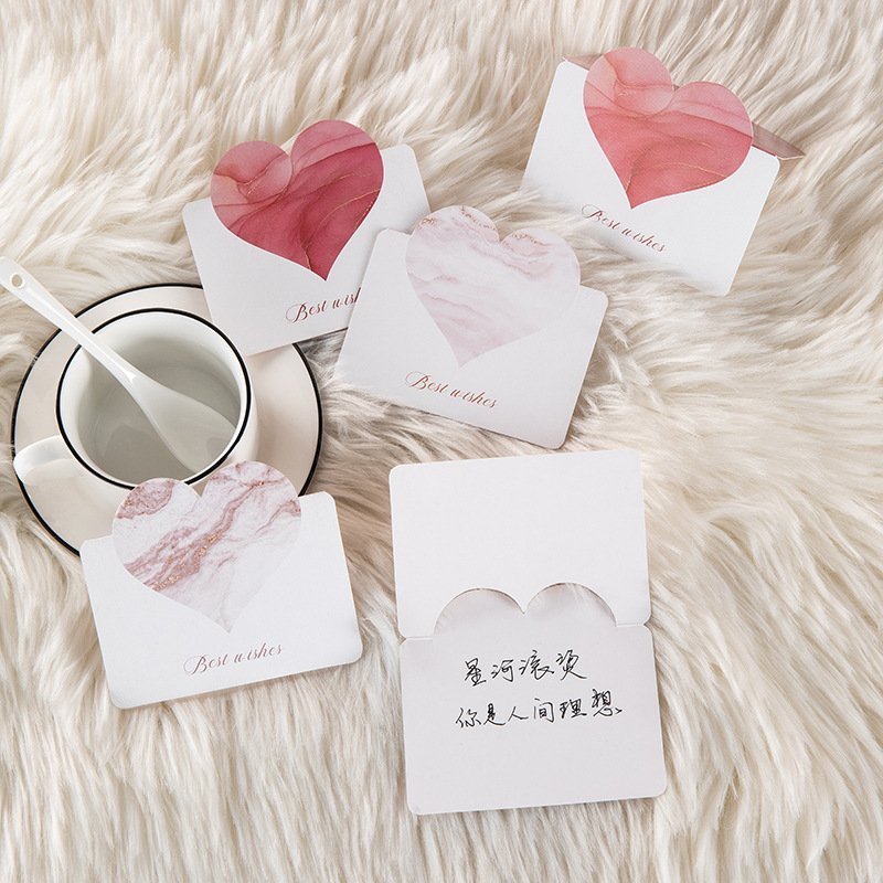 Thiệp gấp trái tim (3 chiếc)