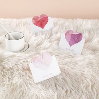 Thiệp gấp trái tim (3 chiếc)
