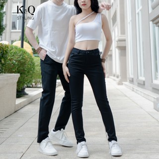 Quần kaki nữ KQSTYLING ống đứng ôm dáng co giãn 4 chiều mềm mịn cao cấp PVN1250