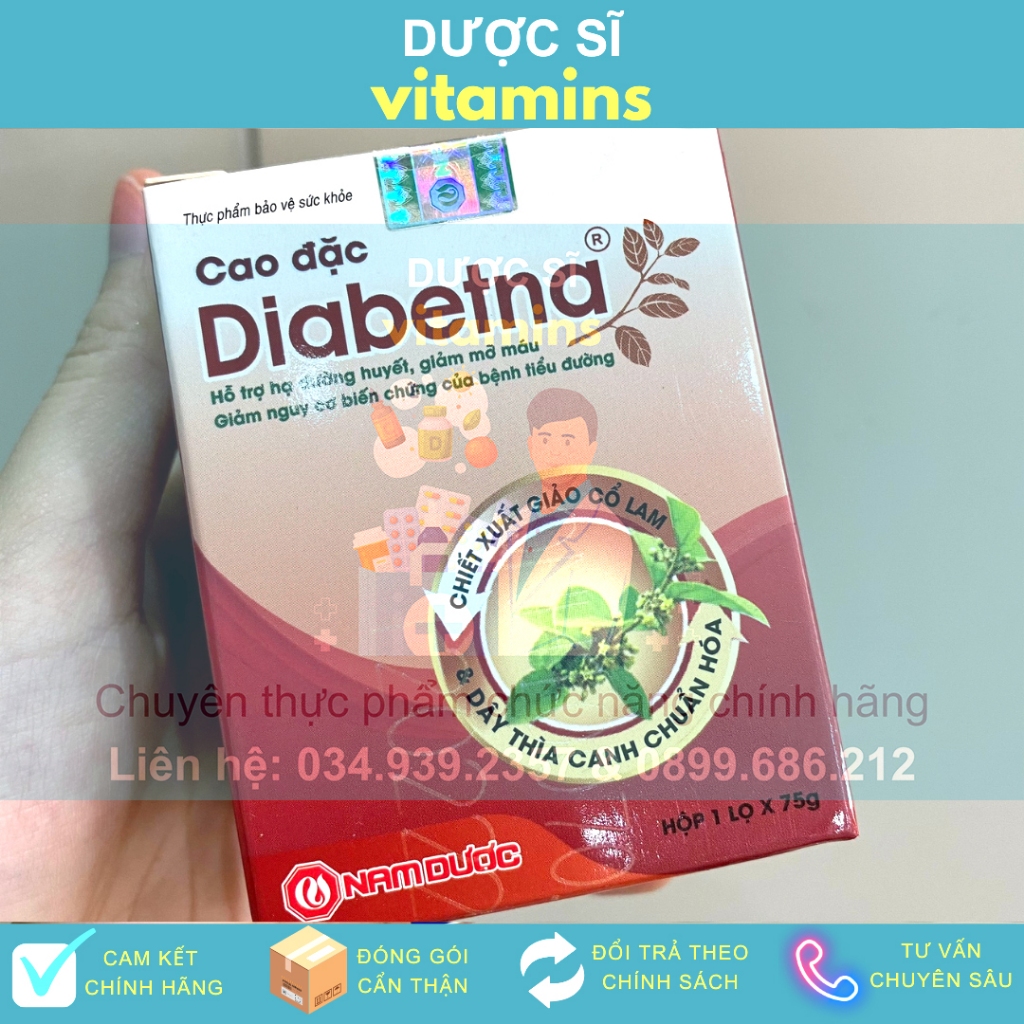 🍀 Cao Đặc DIABETNA - HỖ TRỢ GIẢM ĐƯỜNG HUYẾT