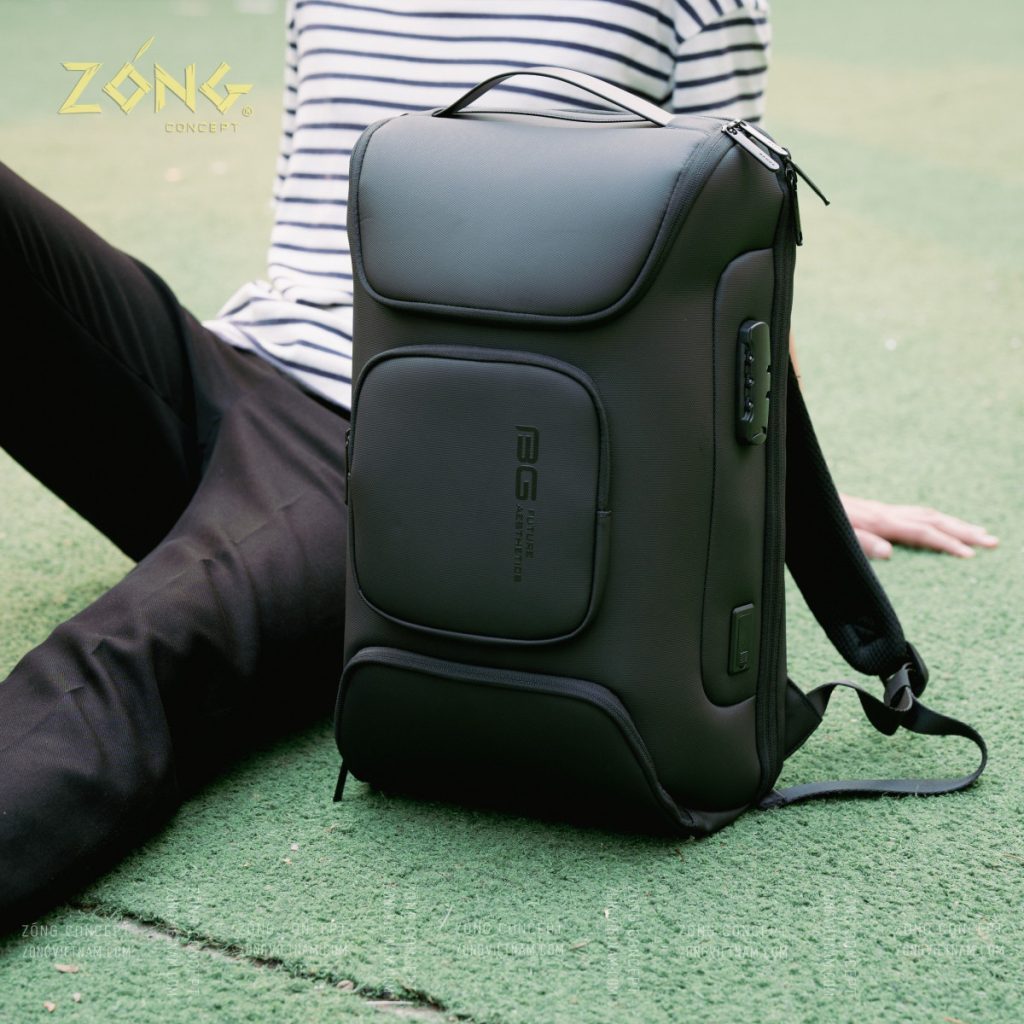 Balo laptop công sở, chống trộm khóa số – 15.6 inch – BANGE LOCKPACK V2 - ZÓNG®