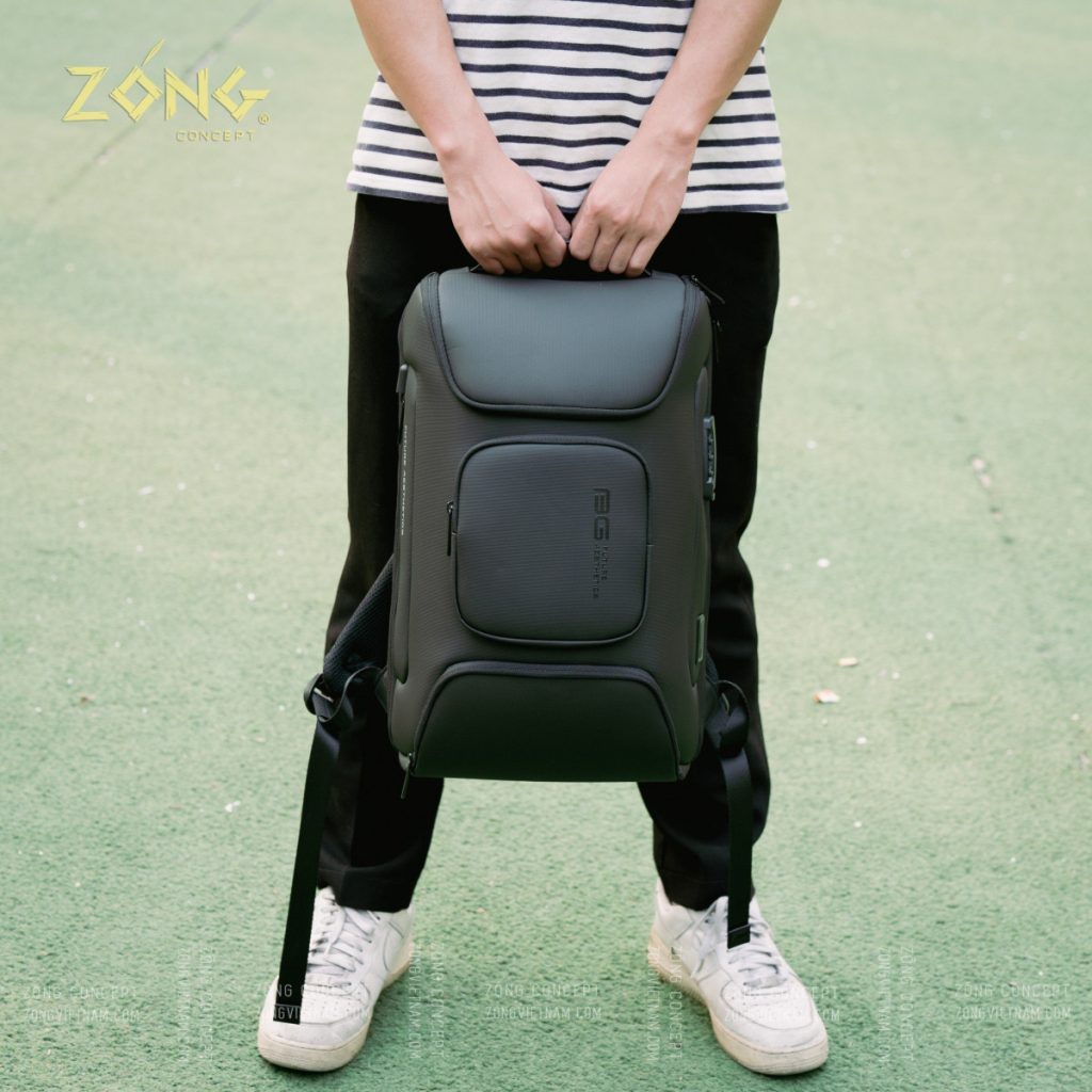 Balo laptop công sở, chống trộm khóa số – 15.6 inch – BANGE LOCKPACK V2 - ZÓNG®