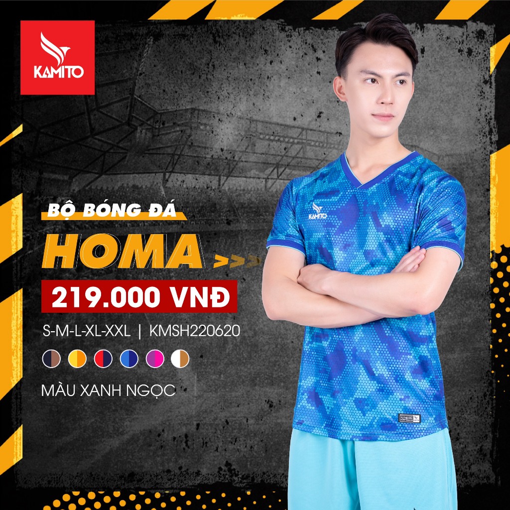 Bộ bóng đá không logo Kamito Homa