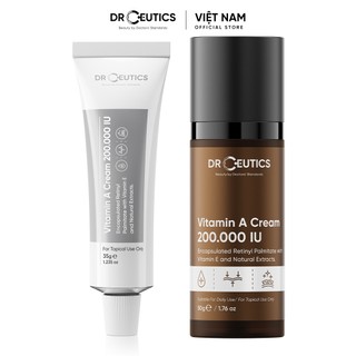   Chính hãng DrCeutics Kem dưỡng Chống Lão Hoá - Căng Bóng Da Vitamin A Cream 200.000IU 
