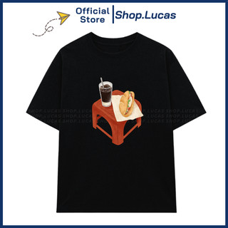 Áo Thun BÁNH MÌ CÀ PHÊ SỮA ĐÁ Việt Nam Ẩm Thực Travel Food Unisex Nam Nữ Shop.Lucas